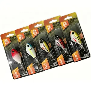 proberos  5pcs Topwater Lures/Prop Bait / Propeller Bait/Whopper Plopper,12g 16g lure floating pencil bionic noise fake bait rotating hard bait fish Bionic Noise Hardbait for Fishing tiktokshopspringglowup