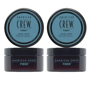 American Crew Men's Hair Fiber, Like Hair Gel with High Hold & Low Shine, 3 Oz - Pack of 2
