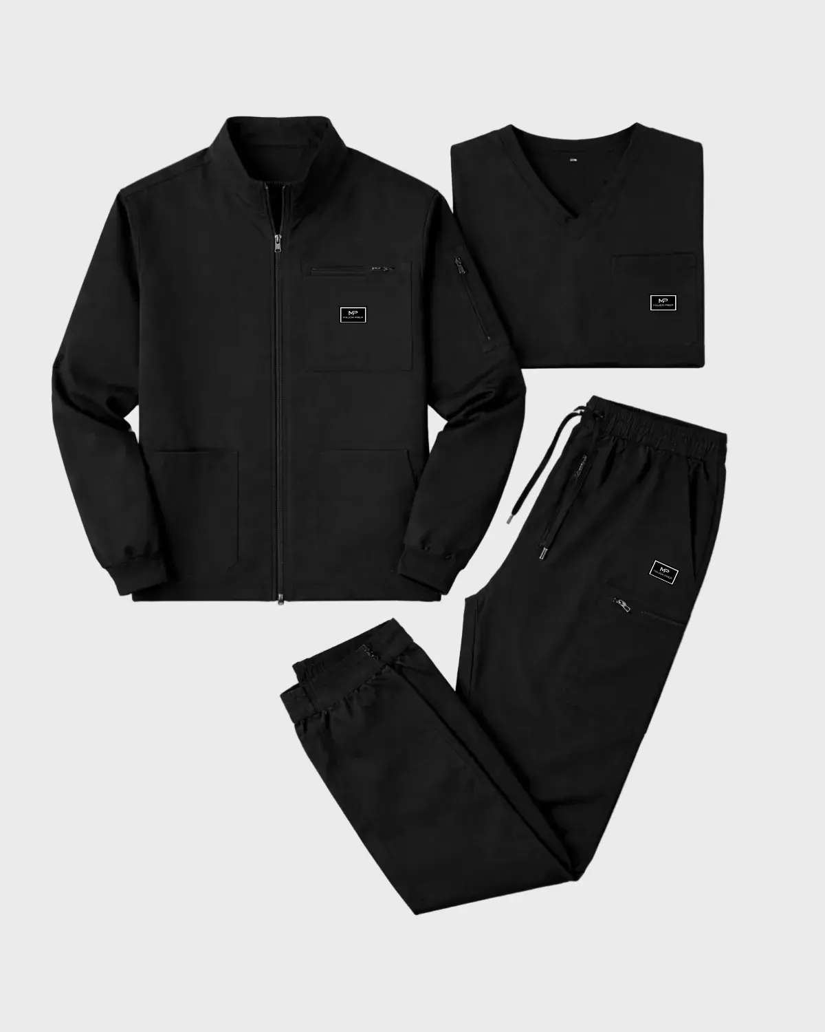 Men Scrub Bundle - Black