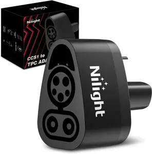 Nilight CCS1 to Tesla Adapter 80A 250AC, Compatible with Tesla Model 3, Y, S, X. DC Fast Charging Adapter Compatible with Level 3 Fast Charging Station with CCS Plug, Car Fast Charger, High Efficiency Charger