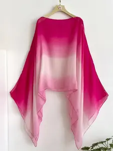 Women's Sun Protection Boho Style Shawl, Lightweight Cape, Gradient Scarf, Versatile Fashion Accessory, Suitable for All Seasons, for Women and Girls