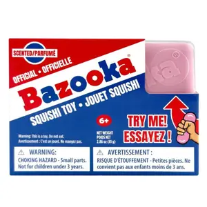 Bazooka Bubble Gum Scented Squishy Squeeze Toy (1 Pack)