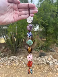 Hanging Chakra Tumble Macrame Sets