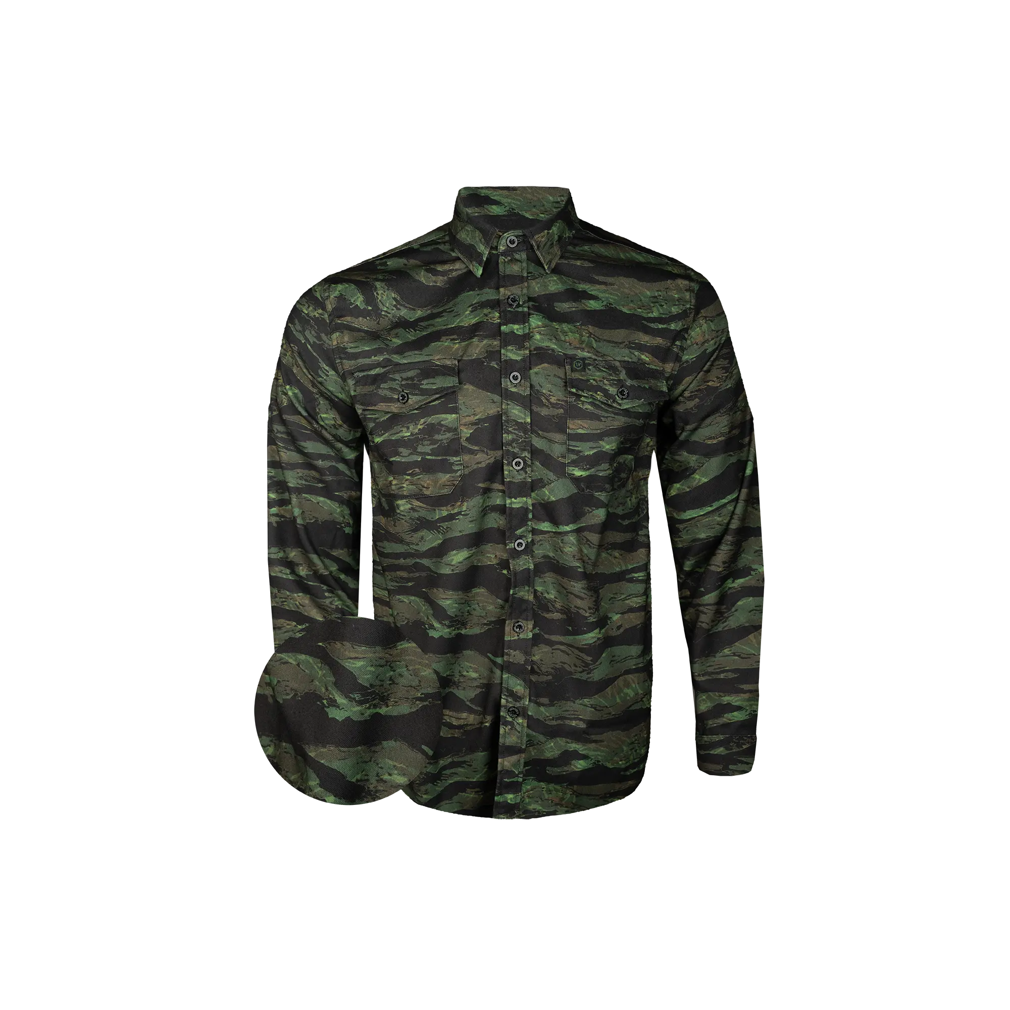 Tiger Stripe Midweight Flannel