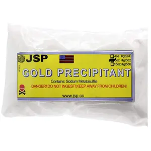 JSP Gold Precipitant 8 oz Refining & Recovery Test Acid Aqua Regia Metals SMB Pyrosulfite for Gold Purification Sodium Metabisulfite Cleaner
