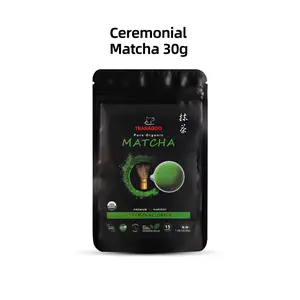 TEANAGOO Ceremonial Grade Matcha Powder Organic Vegan USDA Certified Gluten-free Sugar-free First-Harvest Matcha for Tea Ceremony Experience
