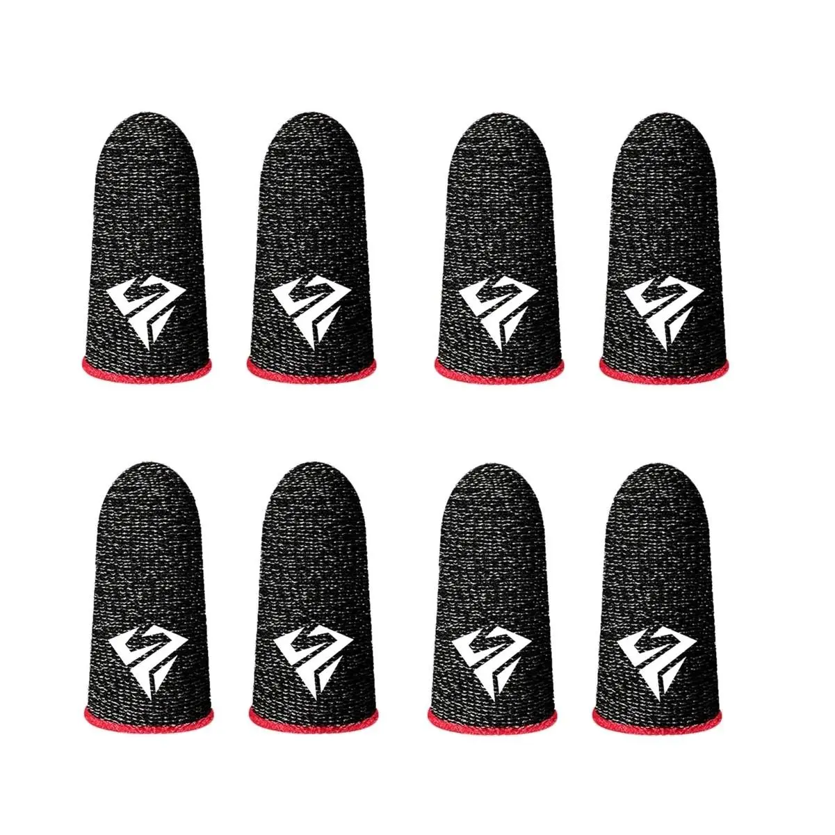 Breathable Fingertip Cover, 4 Pairs Anti-slip Fingertip Cover, Thumb Gloves for Mobile Game, Gaming Accessories for PUBG Mobile Game, Game Peripherals, Finger Sleeves