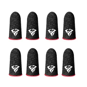 Breathable Fingertip Cover, 4 Pairs Anti-slip Fingertip Cover, Thumb Gloves for Mobile Game, Gaming Accessories for PUBG Mobile Game
