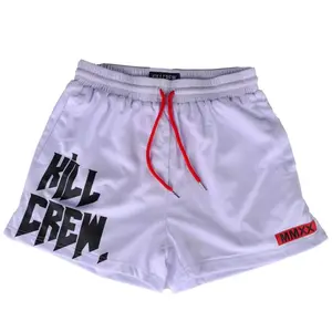 Men's Sports Quick-Dry Shorts, Men's Mesh Quick-Dry Boxing Training 3-Inch Shorts, Streetwear Style