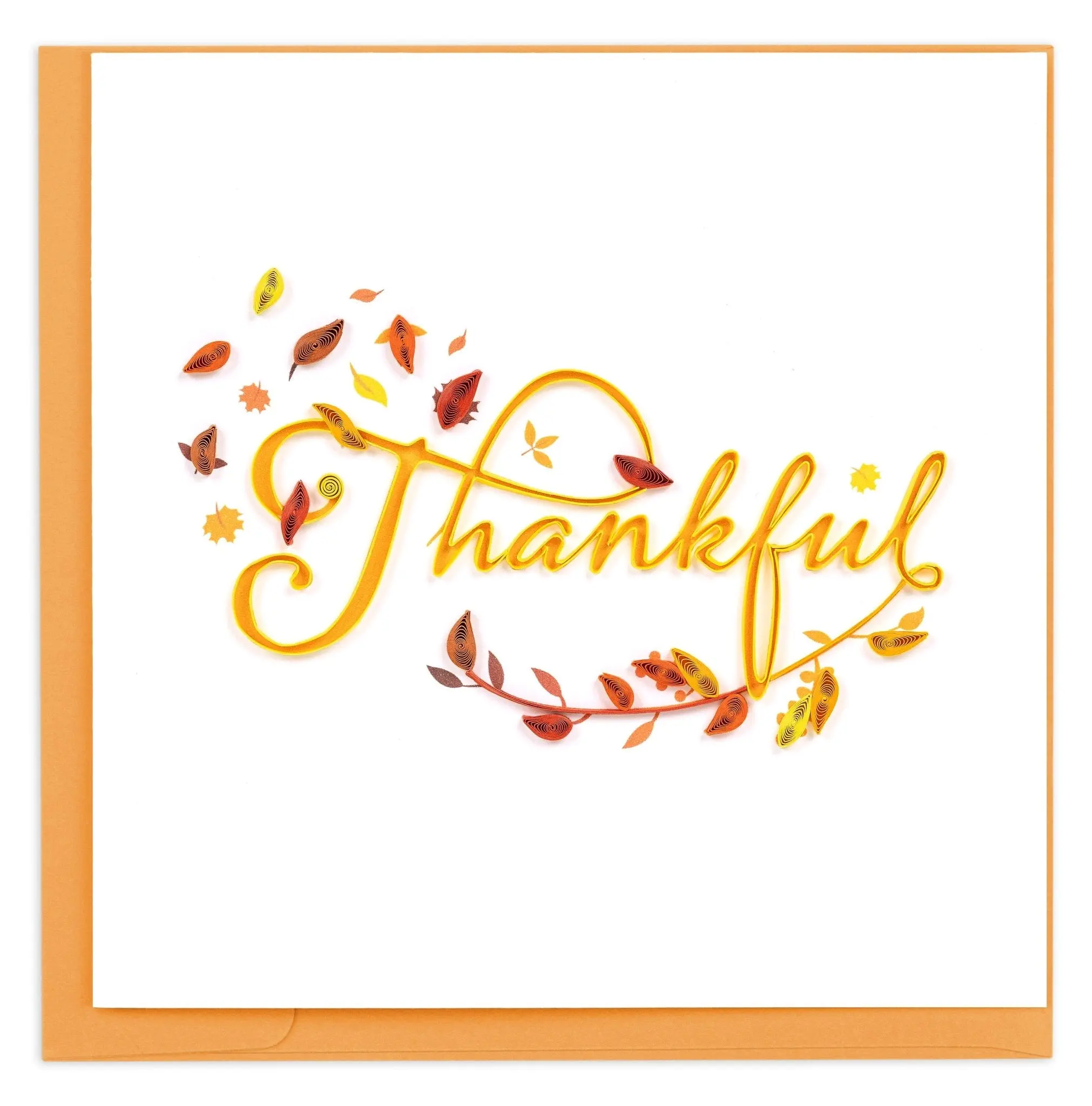 Quilled Thankful Greeting Card Quilled Thankful Greeting Card