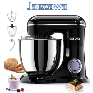 New Upgrade 3-IN-1 Electric Stand Mixer, 660W 10-Speed With Pulse Button, Attachments include 6.5QT Bowl, Dough Hook, Beater, Whisk for Most Home Cooks, Onyx Black, Morandi Green, Empire Red, Vine Purple