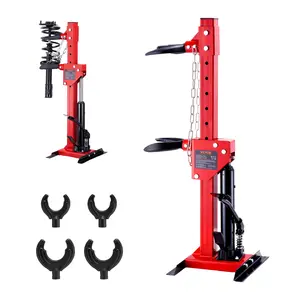 VEVOR Strut Spring Compressor, 4.5 Ton/9920 LBS Hydraulic Jack Capacity, 1 Ton Rated Compression Force, Auto Strut Coil Spring Compressor Tool, Hydraulic Spring Compressor for Strut Spring Removing, Hydraulic Lift, Steel