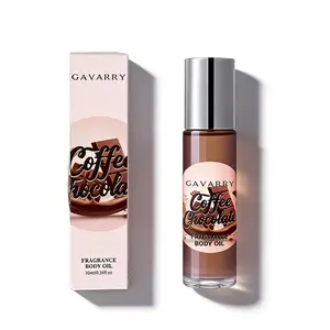 Women's Chocolate Scented Perfume Oil - Alcohol-Free & Fresh, Natural Long Lasting, Elegant Gourmet Fragrance, Gourmand Fragrance, Perfect Gift Idea