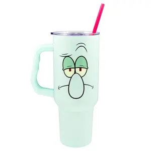 Nickelodeon SpongeBob SquarePants Squidward 40-Ounce Stainless Steel Tumbler
