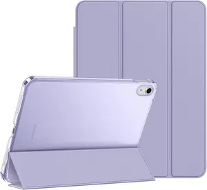 Slim Smart Tablet Case for iPad A16 (11th Gen 11 in 2025) & iPad 10th Gen (10.9 in 2022) - Hard PC Translucent Back, Touch ID Support, Auto Wake/Sleep Function