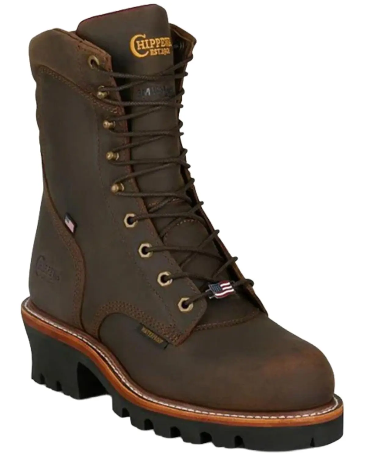 Chippewa Men's Men'S 9" Super Logger Waterproof Insulated Work Boot - Sl5405