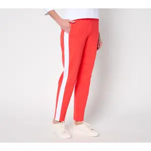 Denim & Co. Active Regular Duo Stretch Slim Strtight Ankle Pant