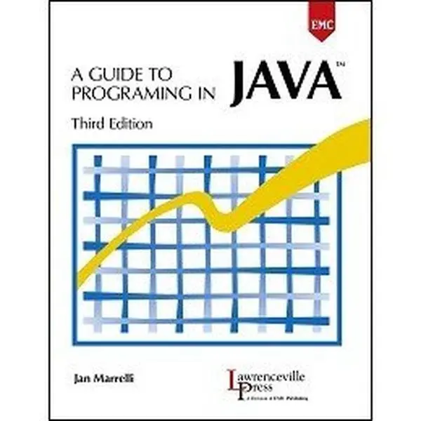 Used Softcover Book - Guide to Programming in Java by Jan Marrelli (Lawrenceville), Good Condition, 372 Pages, With Dust Cover, English Language, 2012 Edition