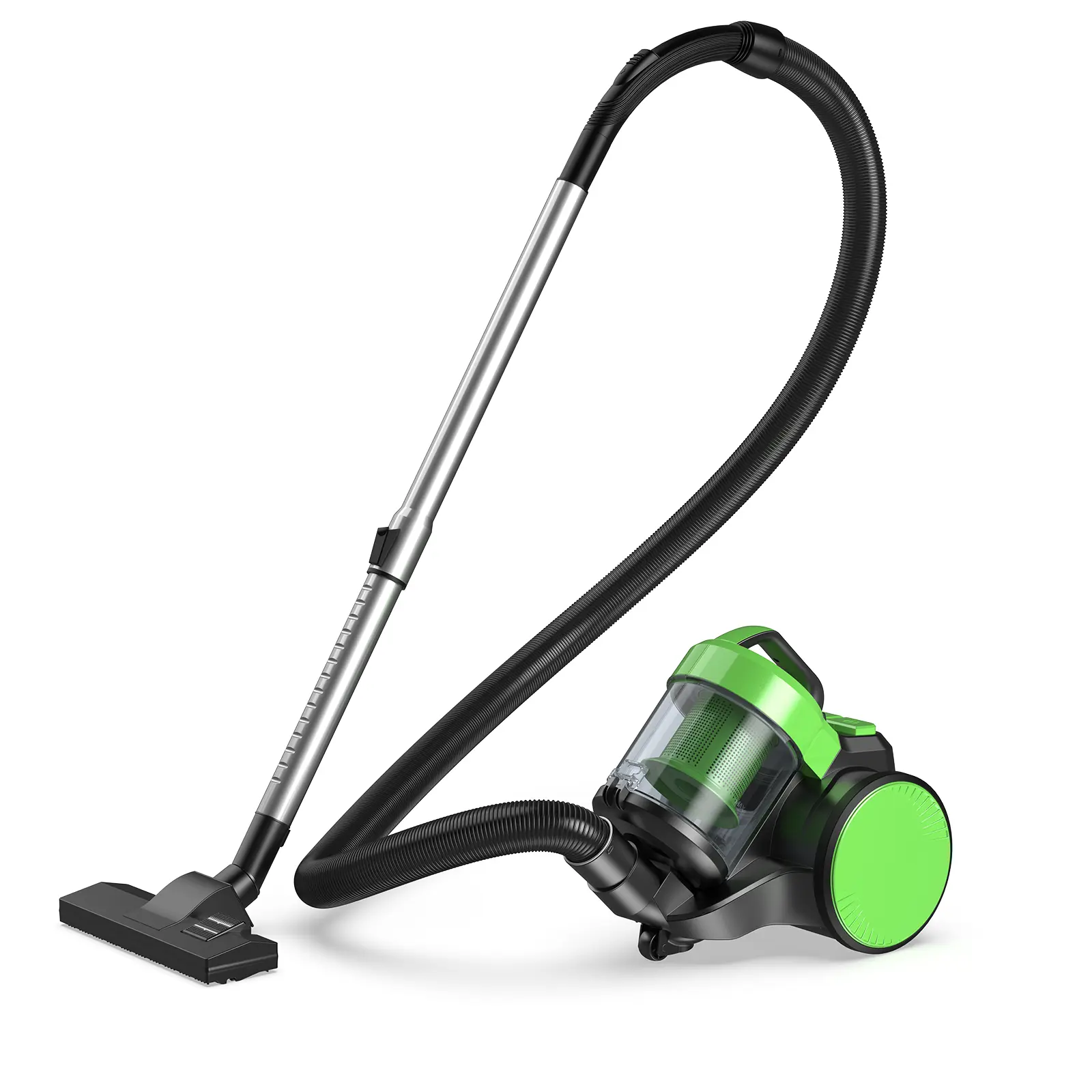 Ultra-Convenient Vacuum Cleaner | 16KPA Suction, Auto Retractable Cord, 1.8L Large Dust Cup, Full No-Blind-Spot Cleaning for Floors & Stairs