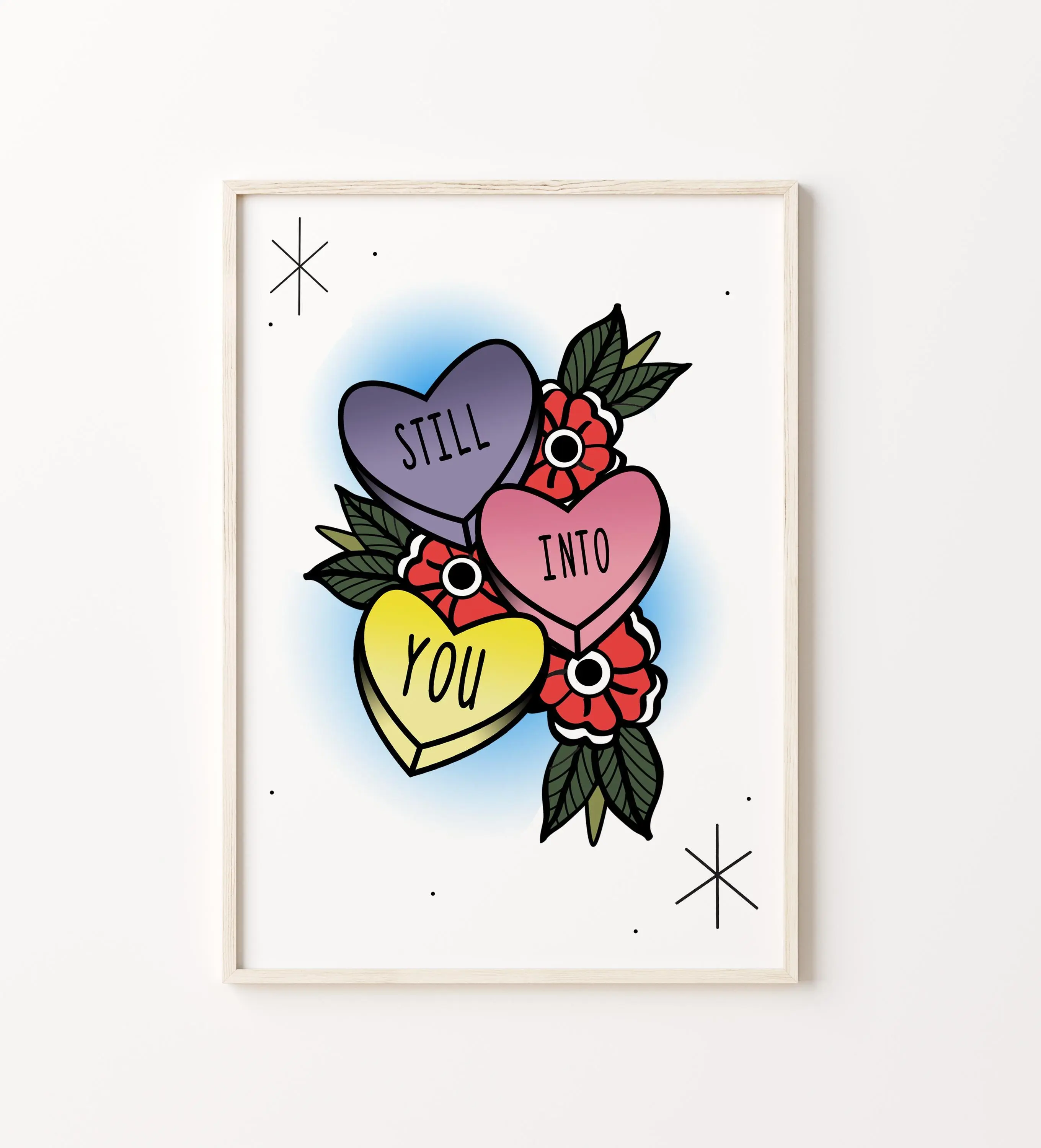 Paramore 'Still Into You' Lyric Inspired Artistic Decor Photo Poster
