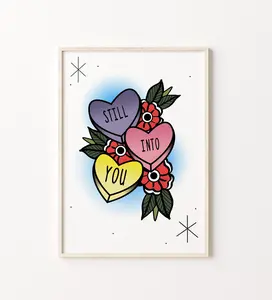 Paramore 'Still Into You' Lyric Inspired Artistic Decor Photo Poster