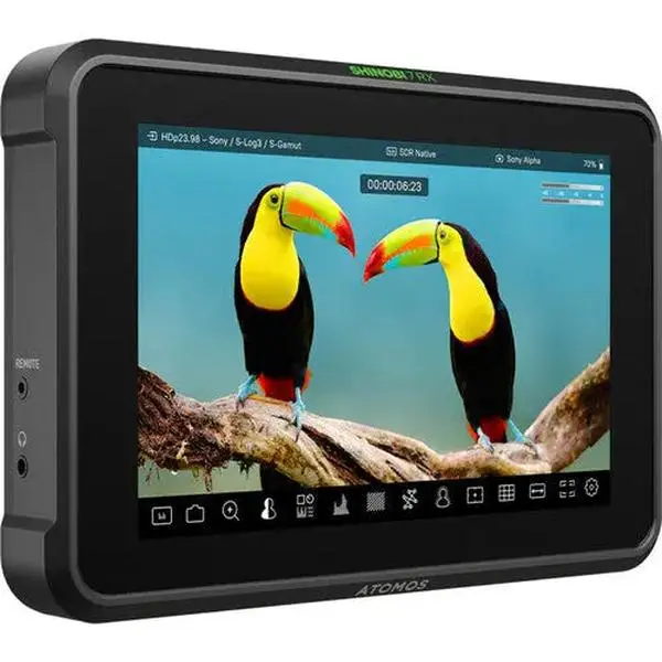 Atomos Shinobi 7 RX Camera Monitor, HDMI/SDI Interface, HDR Display, Wireless Camera Accessories for Video Production