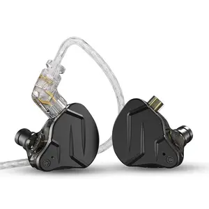 KZ ZSN Pro X IEM in-ear Monitor, Wired Gaming Earbuds, HiFi KZ with Hybrid Dual Driver, High Fidelity Musician in-ear Earphone with Detachable Cable, Audio, Noise Cancelling Headphones