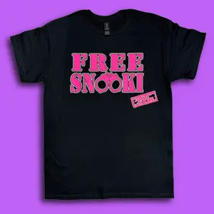 Free Snooki Pink Handcuff Jersey Shore Tee - Unisex Funny Graphic T-Shirt