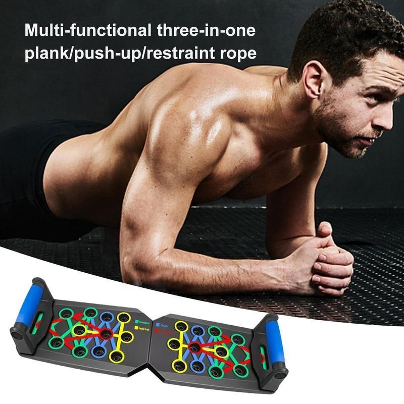 5-in-1 Push-up Board, 1 Set Home Push-up TrainingBoard, Chest Muscle Abdominal Muscle TrainingEquipment for Men & Women, Strength TrainingEquipment, Portable Home Gym System, Suitable forUsers of all Body Types, Gifts for Fitness Enthusiasts