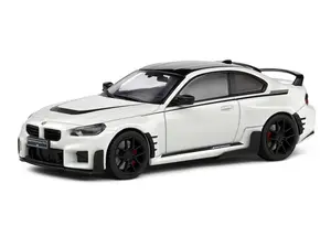 2023 BMW M2 M Performance Alpine White w/ Black Top Diecast 1:43 Scale Model - Solido S4314603