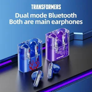 TRANSFORMERS TF-T08 In-Ear Wireless Earbuds with Bluetooth 5.3, Stable Connection, Hi-Fi Stereo Sound, Immersive Powerful Bass, Half-In-Ear Comfortable Fit, Wireless Earphones for Music & Phone Calls