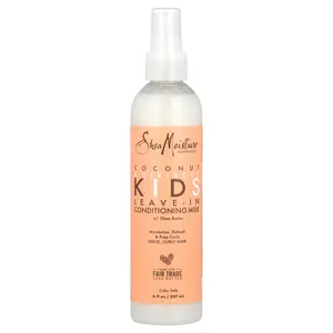 SheaMoisture Kids, Leave-In Conditioning Milk with Shea Butter, Thick, Curly Hair, Coconut & Hibiscus, 8 fl oz (237 ml)