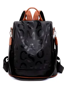 Women's Large Capacity Triple-Use Backpack, Fashion Shell Bag, Soft Leather Crossbody Bag, Casual Travel Commuter Bag, Casual Printed Backpack, Multifunction Backpack