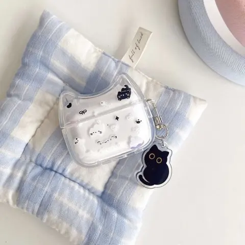 Cute Cat Design AirPods Case, Compatible with Apple AirPods 5/4, AirPods Pro3, Second Generation, Wireless Bluetooth-compatible Earbuds Protector