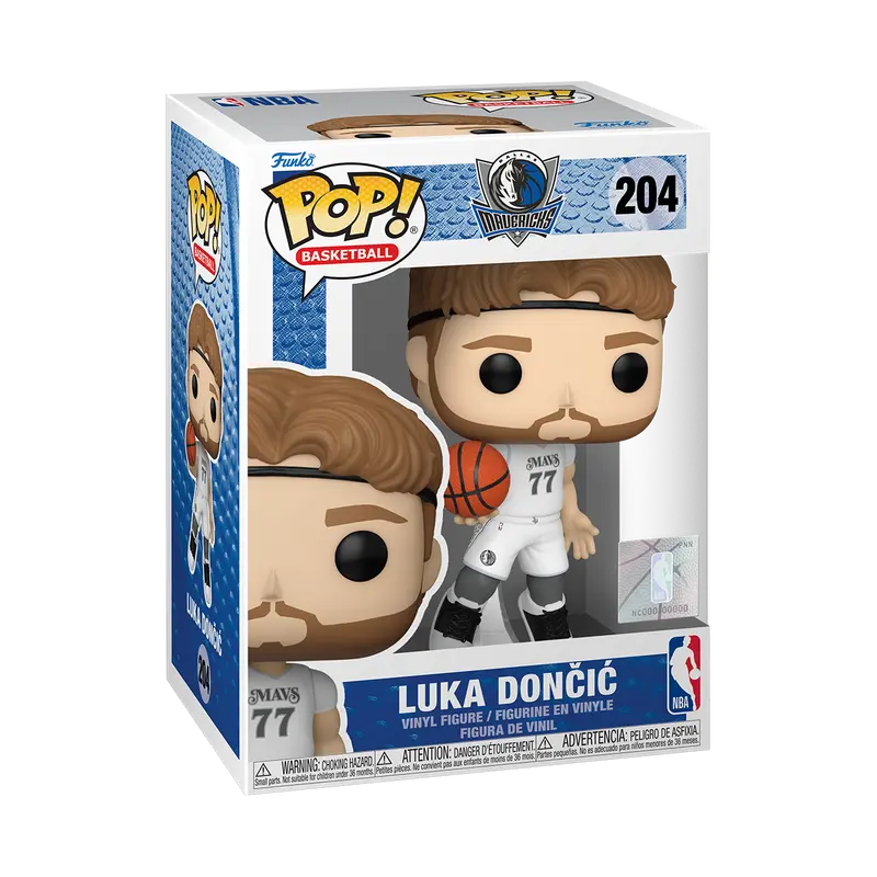 Funko Pop! Dallas Mavericks - Luka Doncic (2024 City Edition Uniform) #204  Collectible Pop Vinyl Figure