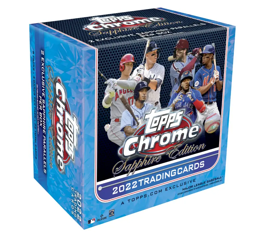 2025 Topps Chrome Baseball Update Series Sapphire Edition - Hobby Box