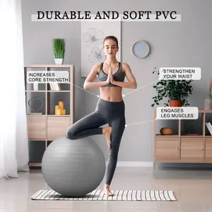 Yoga Ball, Fitness Exercise Ball, Mini Core Training Ball, Physical Therapy Ball, Balance Stability Ball, Office Chair Ball, Home Workout Equipment, Gym Workout