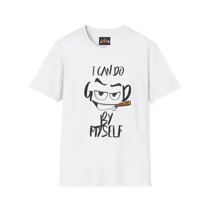 Gildan Softstyle® 64000 Unisex T-Shirt - Cartoon Pattern, Medium Length, Fitted, Short Sleeve, Crew Neck, Casual Style, Lightweight Cotton Fabric for Everyday Wear