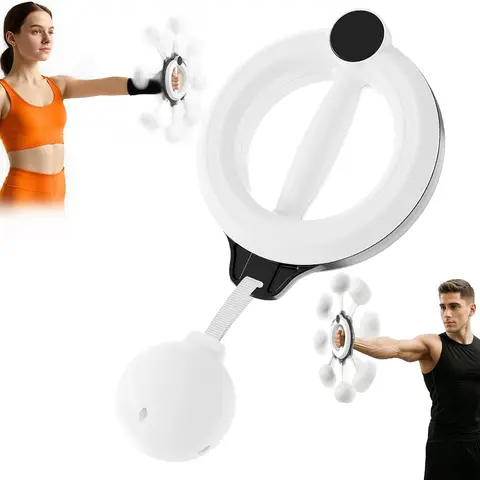 【TikTokShopBlackFriday】360° Rotatable Shoulder Arm Exerciser - Ergonomic Handle Twister, Compact Plastic Multifunctional Fitness Equipment for Chest Training, Dynamic Resistance Strength Workout Unisex Home Workout Gear (Home, Gym Use)