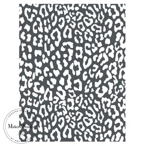 Cheetah Pattern - Mesh Stencil 8.5x11
