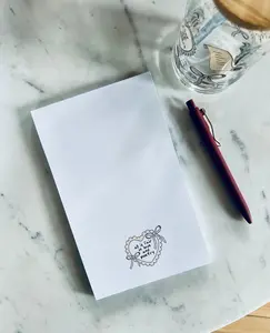 All is Fair in Love and Poetry Half Page (5.5x8.5") Notepad notepad  planners
