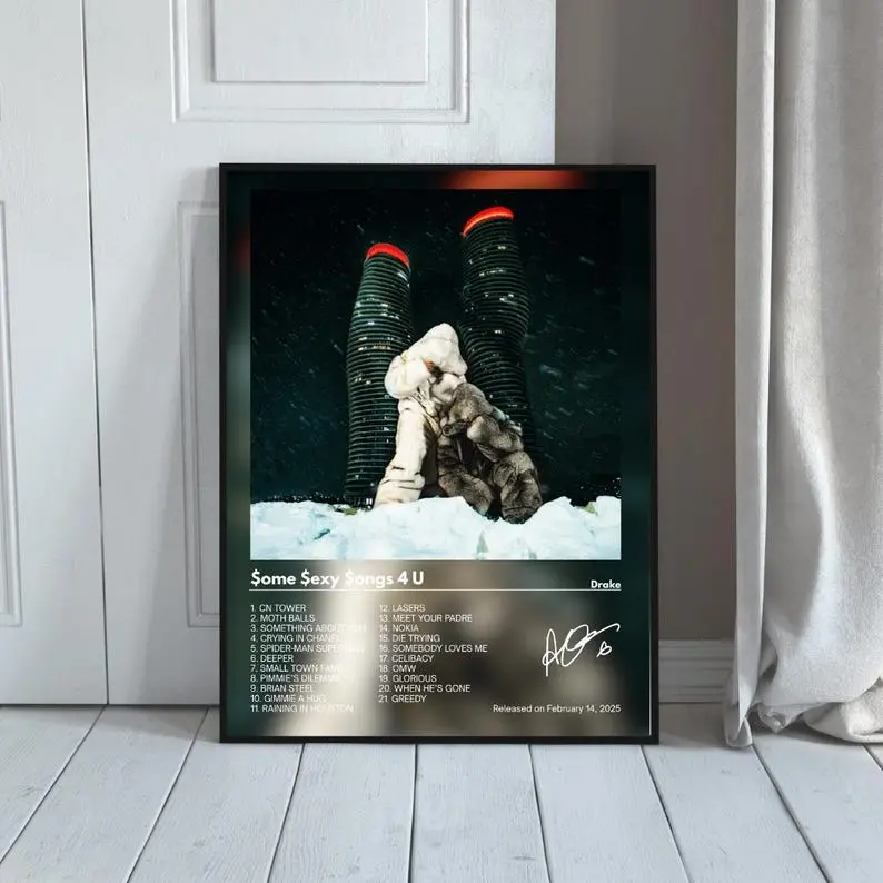Drake – Some Sexy Songs 4 U – Album Poster Unframed