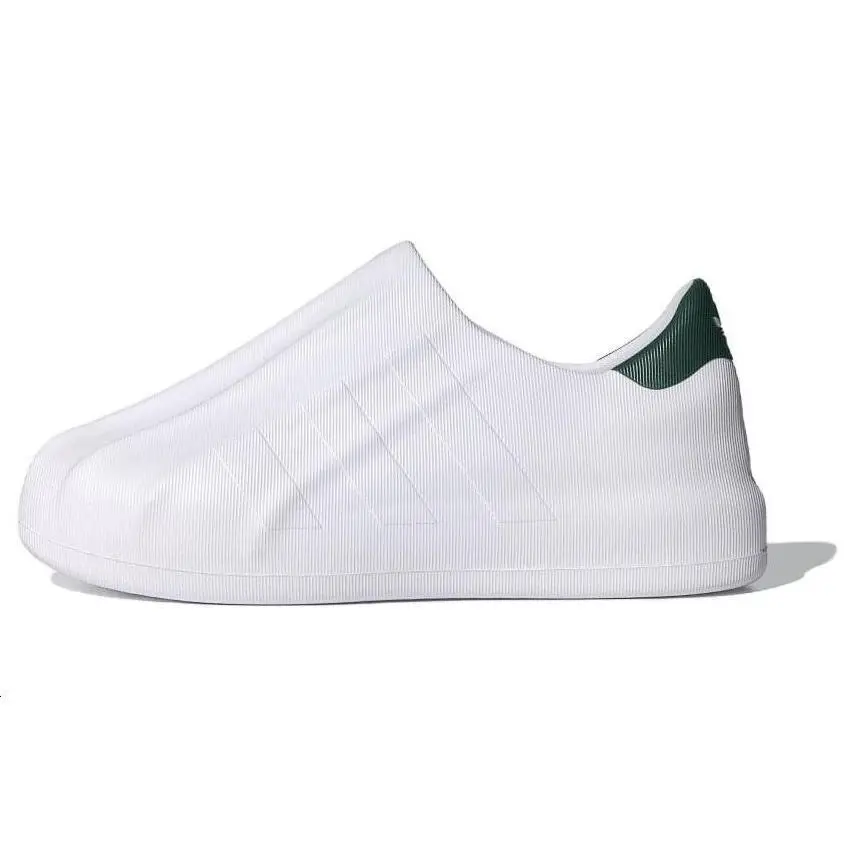 Adidas AdiFOM Superstar White Collegiate Green' Comfort Low Top Sneakers Unisex IF6182