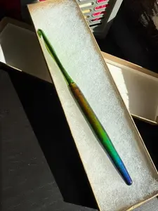 Mood Ring Crochet Hook Susan Bates - Color Changing Resin Crochet Hook