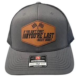 If You Ain't First, You're Last Ricky Bobby Patch Hat, Funny Trucker Hat for Men