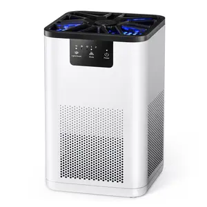 AROEVE MK06 Portable Air Purifier & Fragrance Machine, 20dB Silent Operation, Aromatherapy Function, Eliminates Pet Dander, Smoke, Pollen, Ideal for Bedroom, Living Spaces Household Appliance