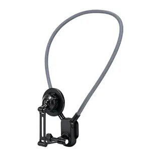 KINGKI Magnetic Neck Mount for Phones — Neck Cell Phone Holder, POV/Vlog Selfie Mount, Hands-Free Phone Neck Holder, Chest Stand Strap, Video Recording Compatible with iPhone 17/16/15/14/13/12 series and Android phones