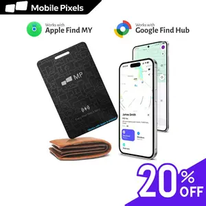 [2026 Life Hack] Wallet Tracker Locator, 1.6mm Slim Anti-Lost Device, Works with Apple Find My and Android, Rechargeable Smart Tracking Card /GPS with Left-Behind Remind & Loud Alerts