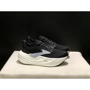 2026 New Black & White Performance Running Shoes, Lightweight Breathable Trainers with Plush Cushioning