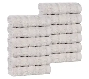 Superior Mika Cotton Blend Solid Face Towel Set